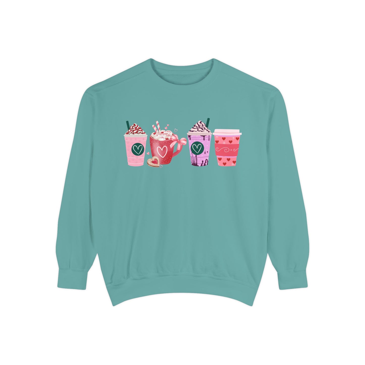 Valentine's Coffee - Comfort Colors Sweatshirt