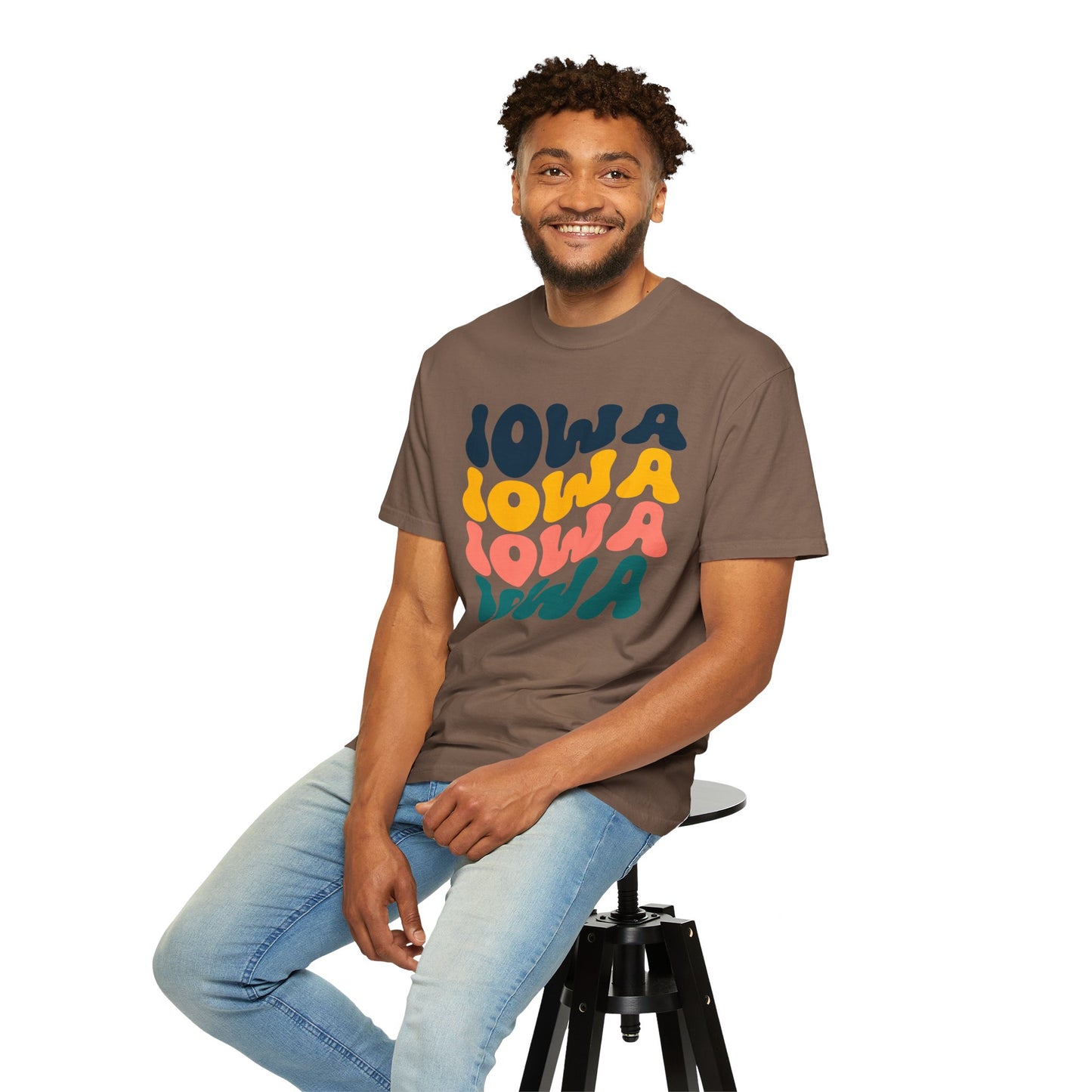 Retro Iowa - Comfort Colors Shirt