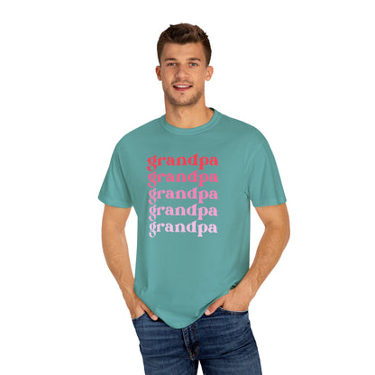 Grandpa (Pink) - Comfort Colors Shirt