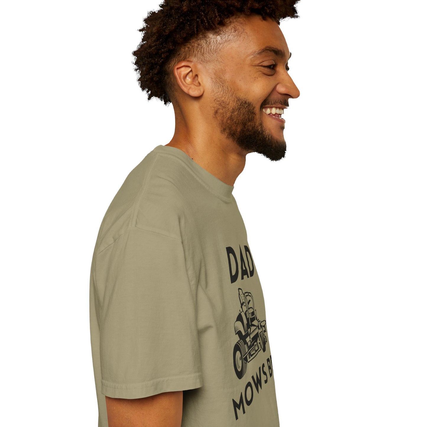 Dad Mows Best - Comfort Colors Shirt