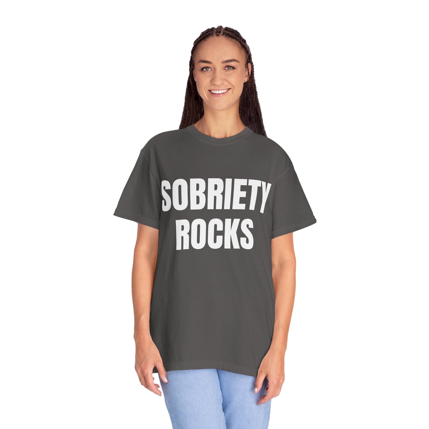Sobriety Rocks - Comfort Colors Shirt