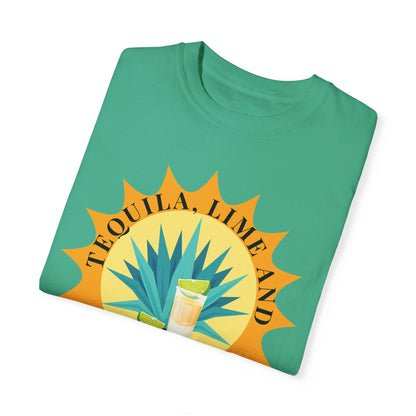 Tequila, Lime And Sunshine - Comfort Colors Shirt