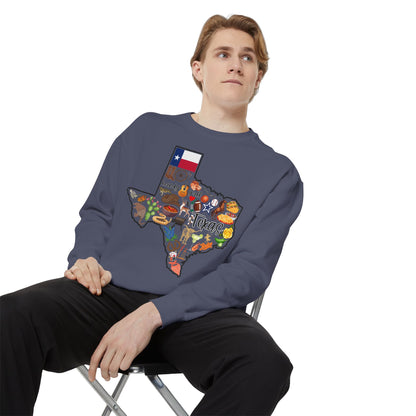 Beautiful State of Texas - Comfort Colors Sweatshirt