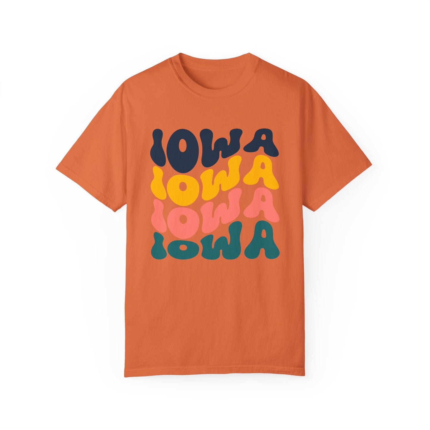 Retro Iowa - Comfort Colors Shirt