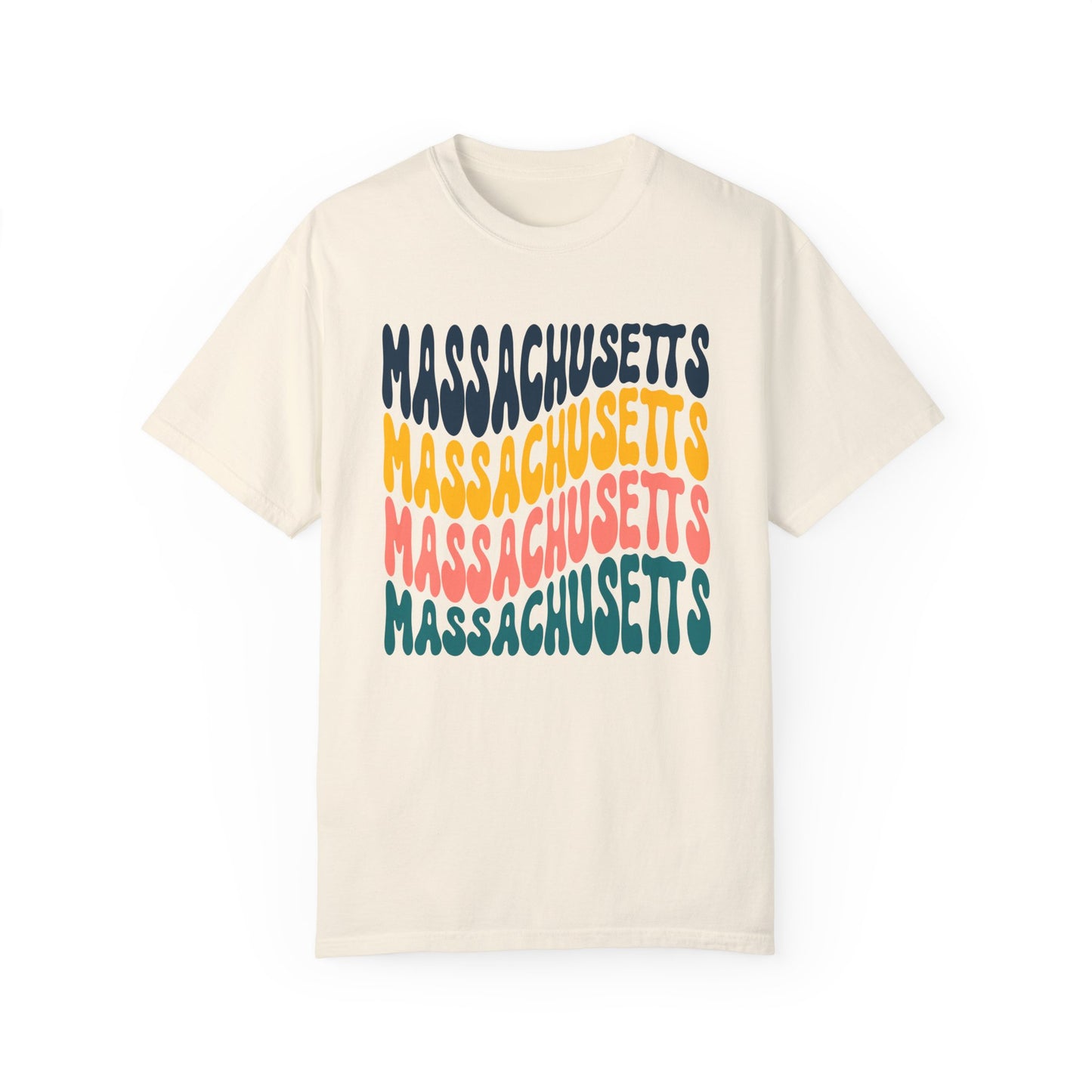 Retro Massachusetts - Comfort Colors Shirt