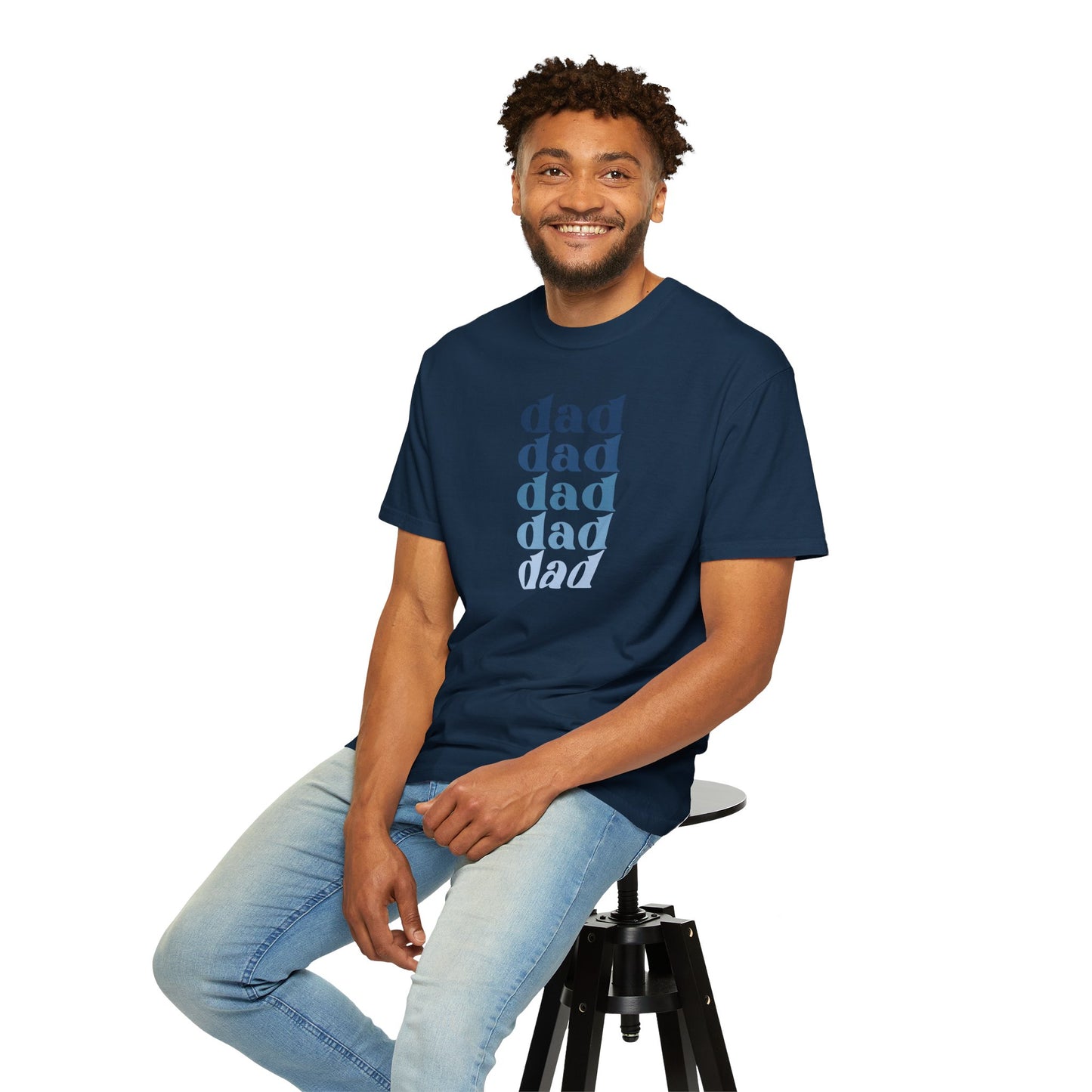 Dad (Blue) - Comfort Colors Shirt