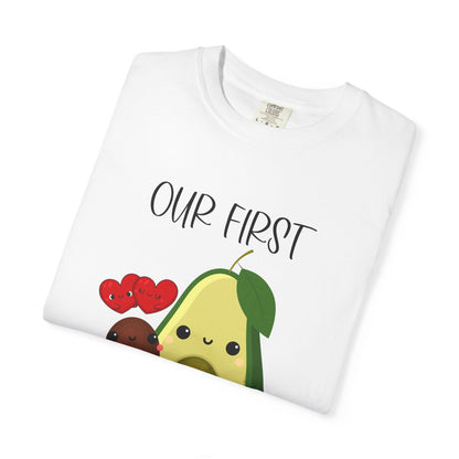 Our First Mother's Day Together (Avocado & Pit) - Comfort Colors Shirt