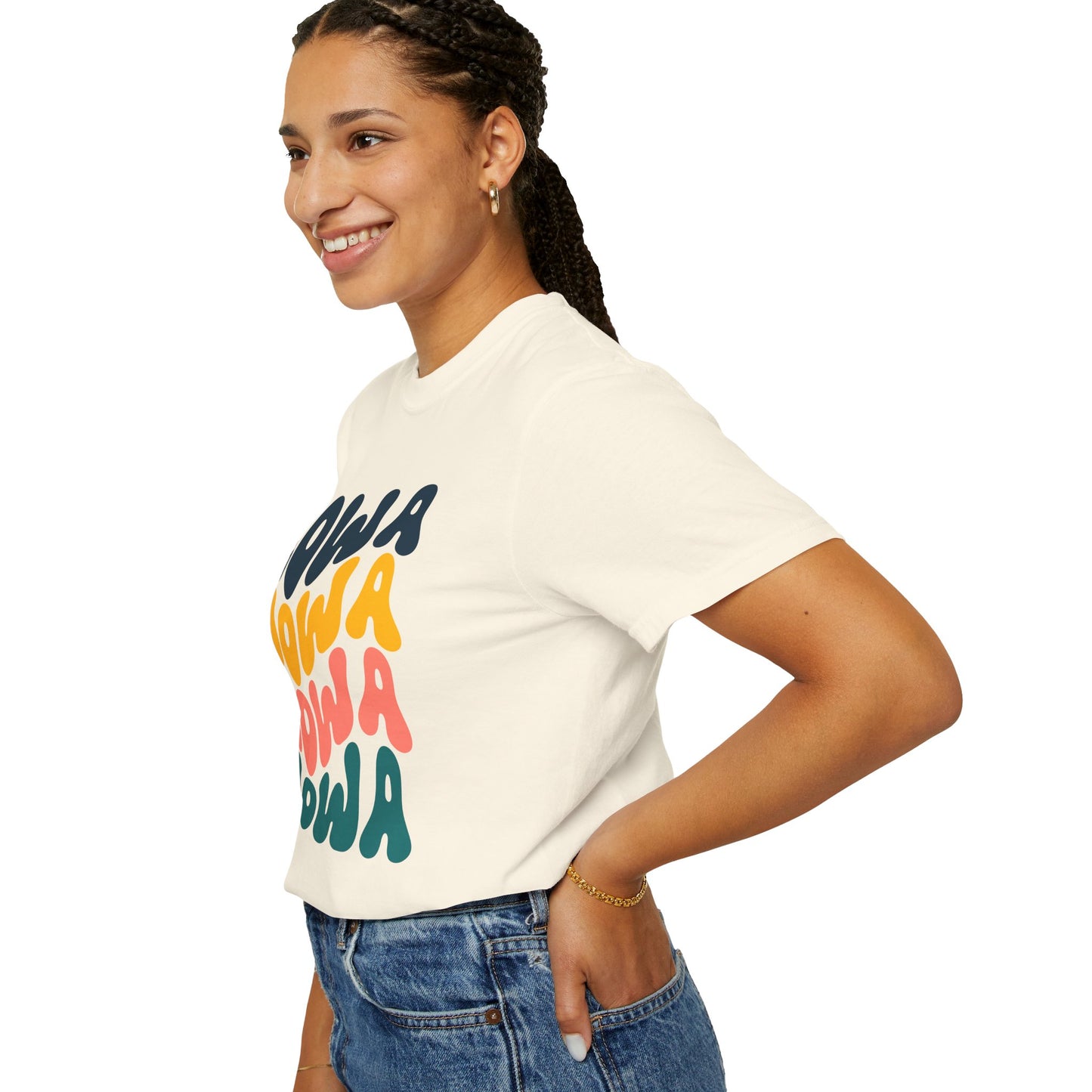 Retro Iowa - Comfort Colors Shirt