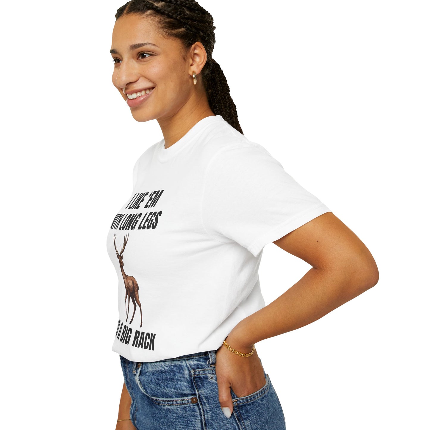 I Like 'Em With Long Legs And A Big Rack - Comfort Colors Shirt