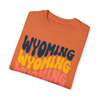Retro Wyoming - Comfort Colors Shirt