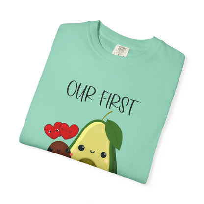 Our First Mother's Day Together (Avocado & Pit) - Comfort Colors Shirt