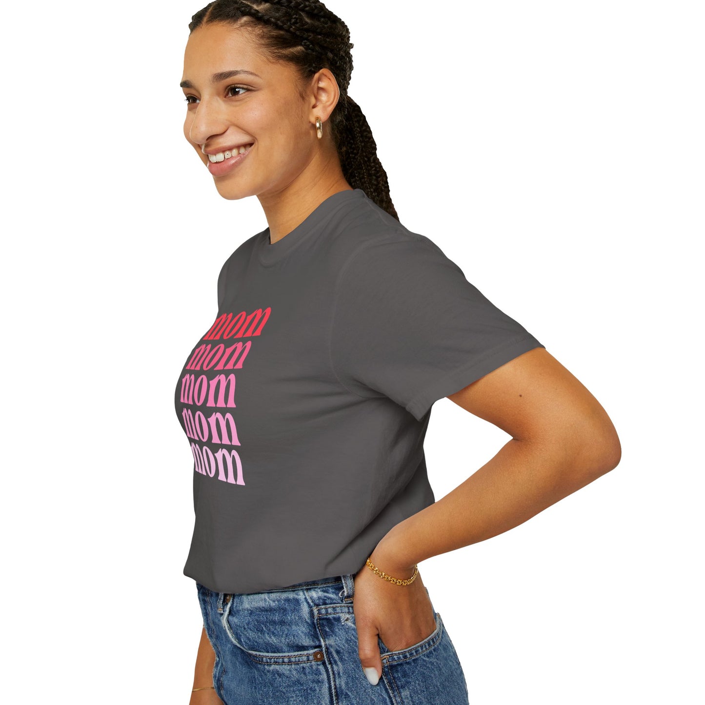 Mom (Pink) - Comfort Colors Shirt