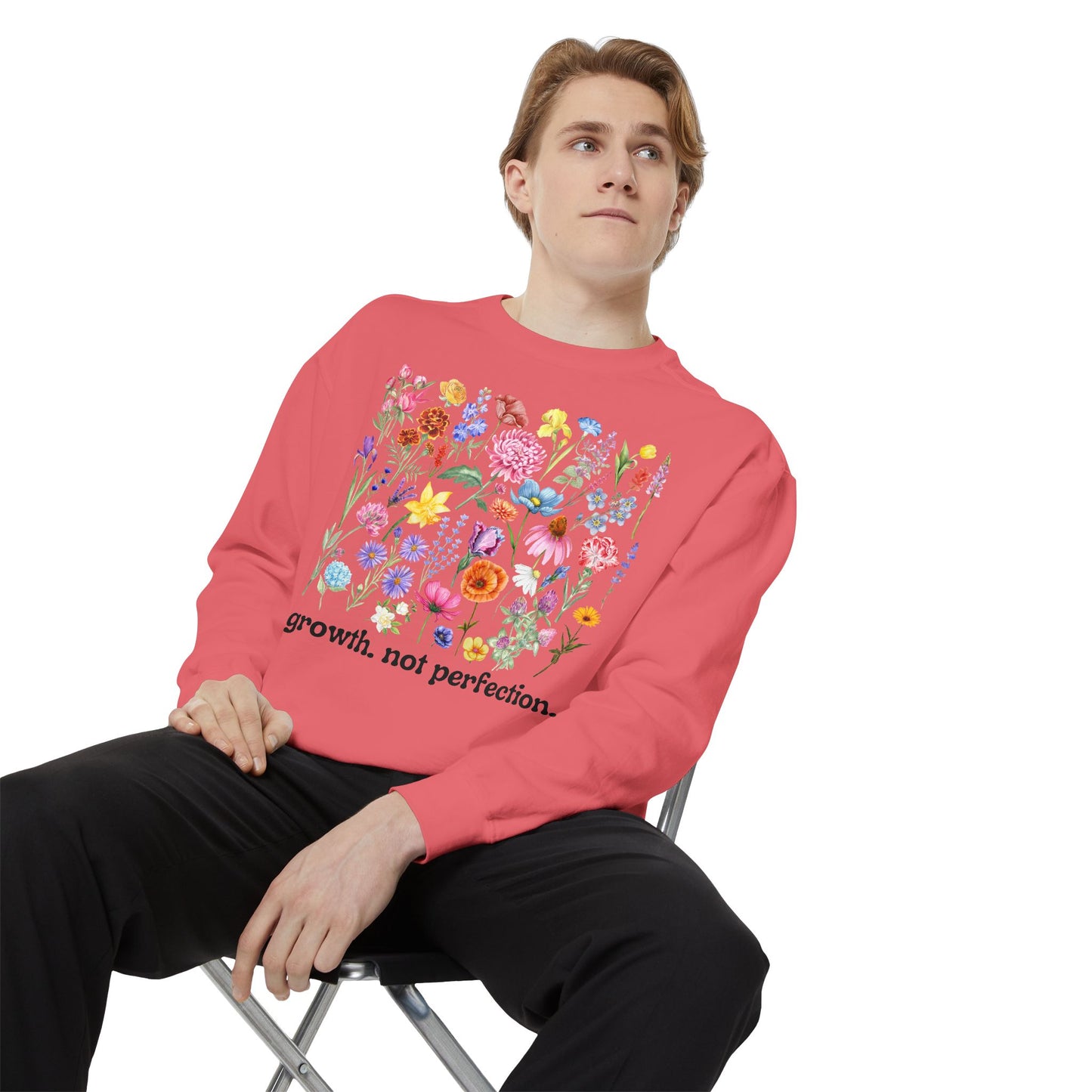 Growth, Not Perfection - Comfort Colors Sweatshirt