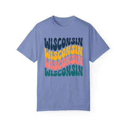 Retro Wisconsin - Comfort Colors Shirt