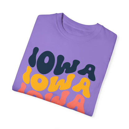 Retro Iowa - Comfort Colors Shirt