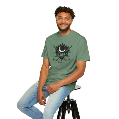 Best Dad By Par - Comfort Colors Shirt