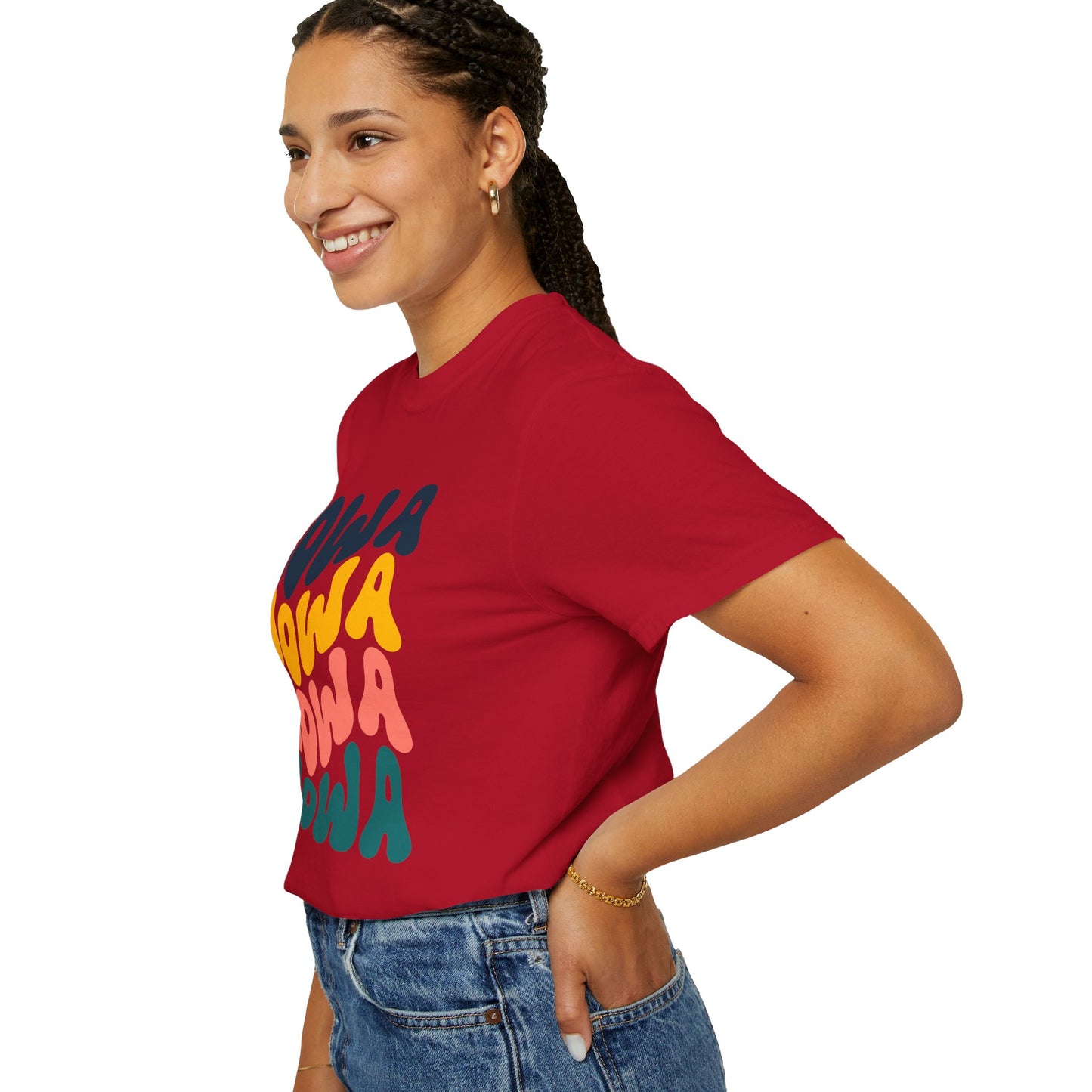 Retro Iowa - Comfort Colors Shirt