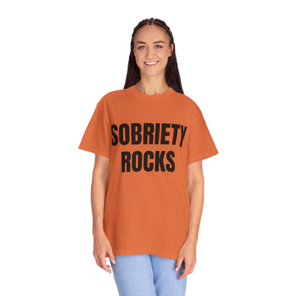 Sobriety Rocks - Comfort Colors Shirt