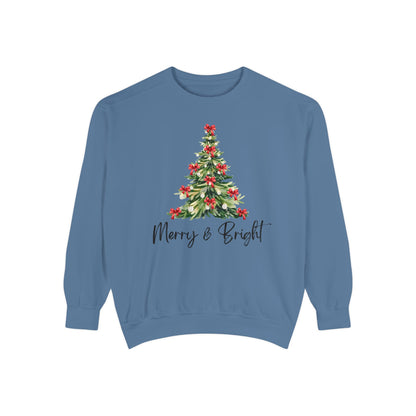 Merry & Bright - Comfort Colors Sweatshirt