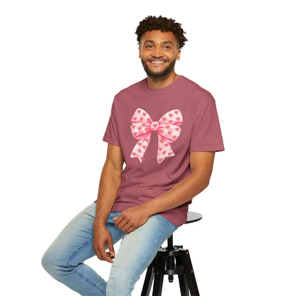 Pink Bows & Hearts - Comfort Colors Shirt