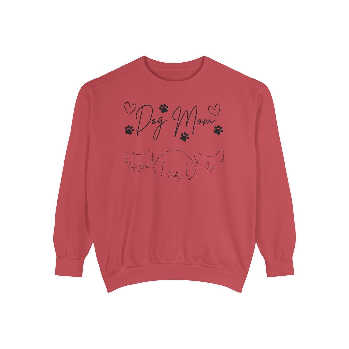 Dog Mom *Customize/Personalize* - Comfort Colors Sweatshirt