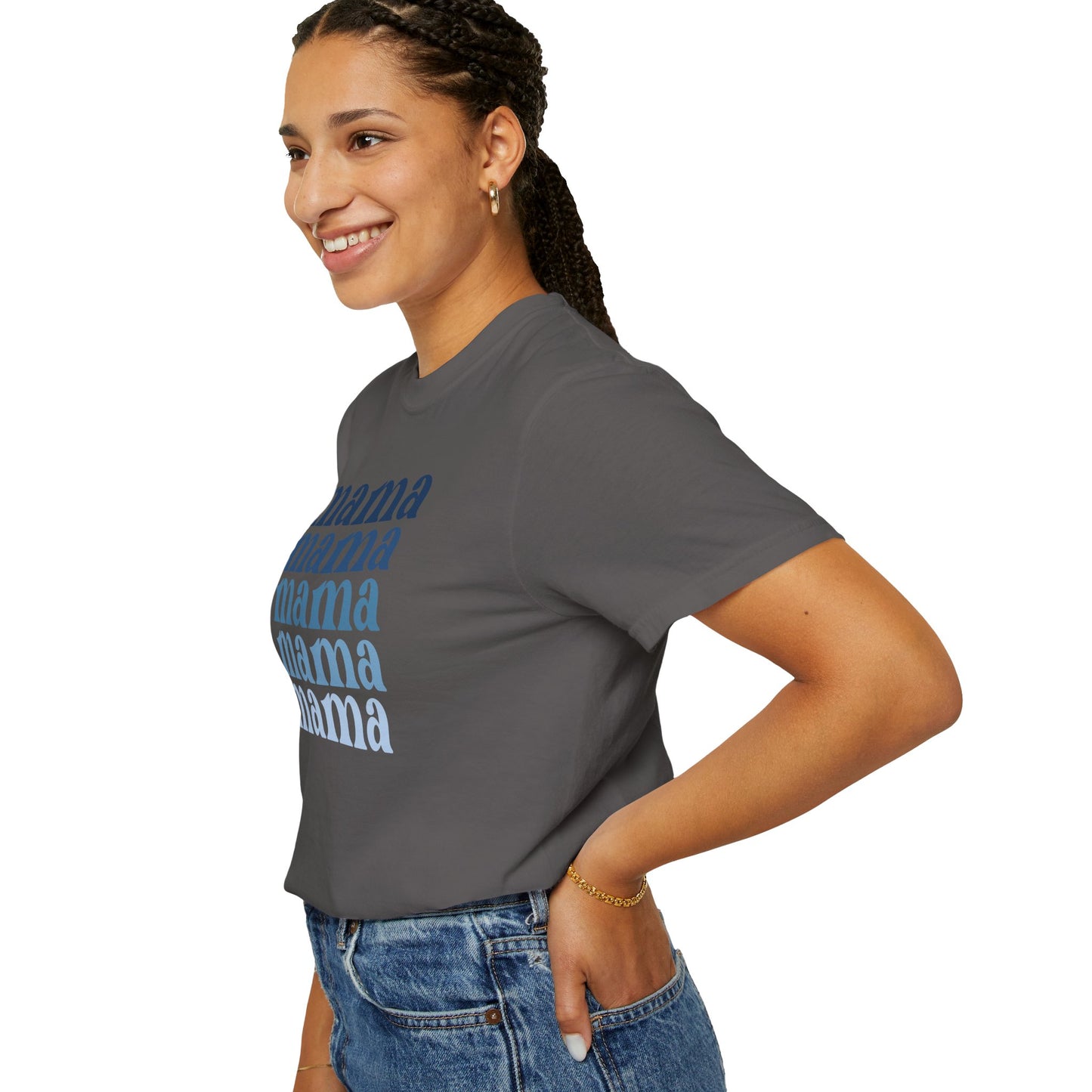 Mama (Blue) - Comfort Colors Shirt