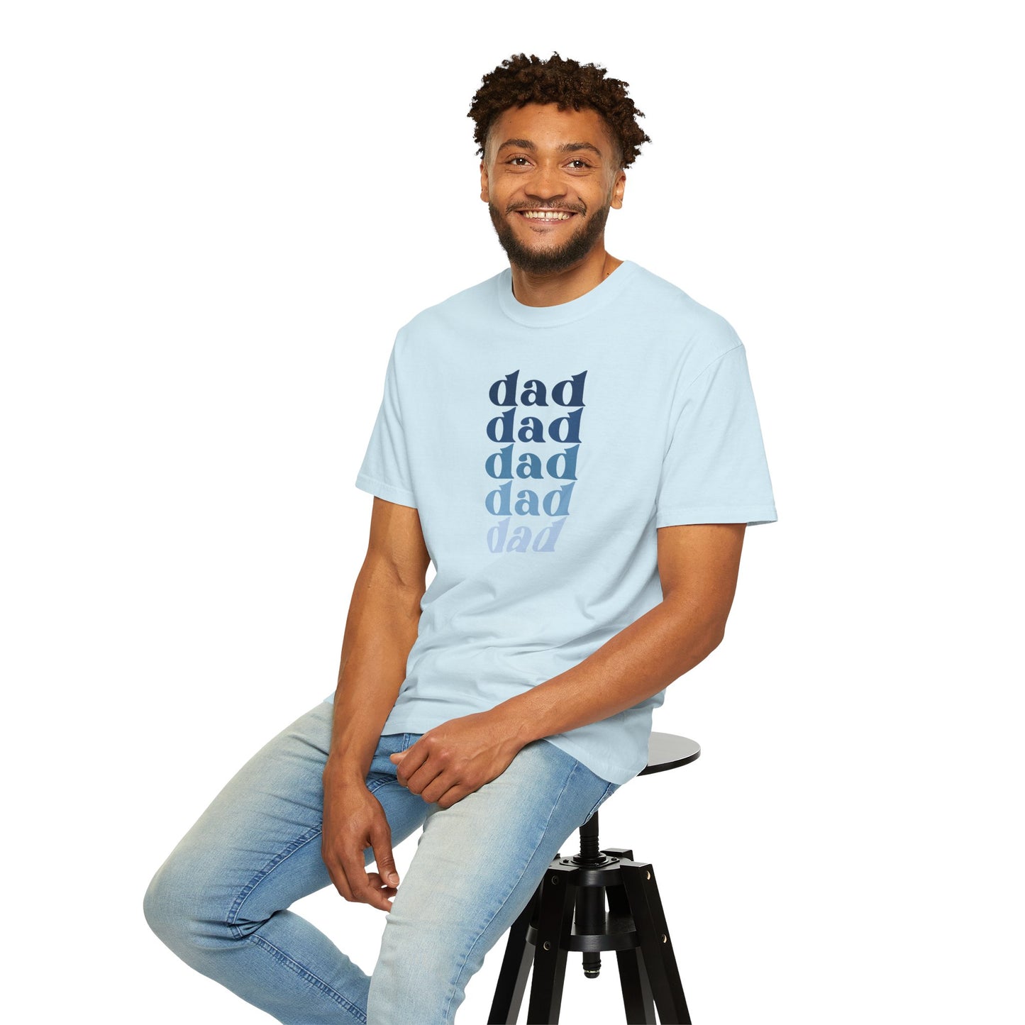 Dad (Blue) - Comfort Colors Shirt
