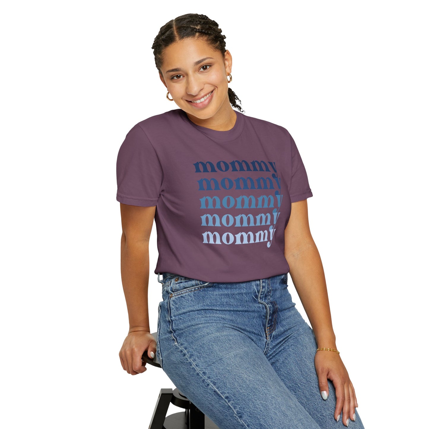 Mommy (Blue) - Comfort Colors Shirt