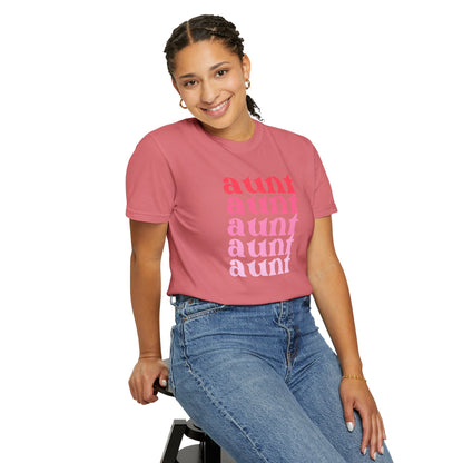 Aunt (Pink) - Comfort Colors Shirt