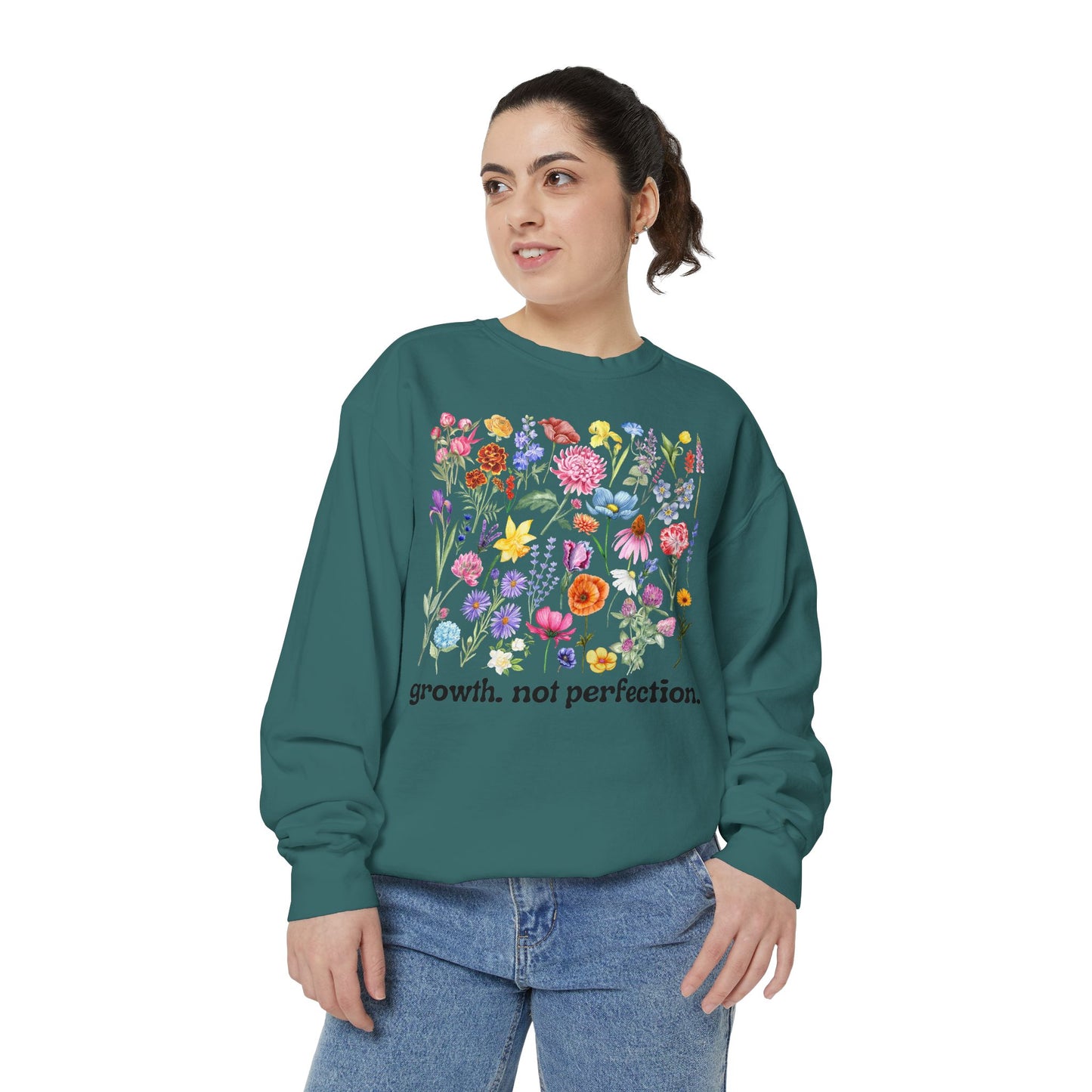 Growth, Not Perfection - Comfort Colors Sweatshirt