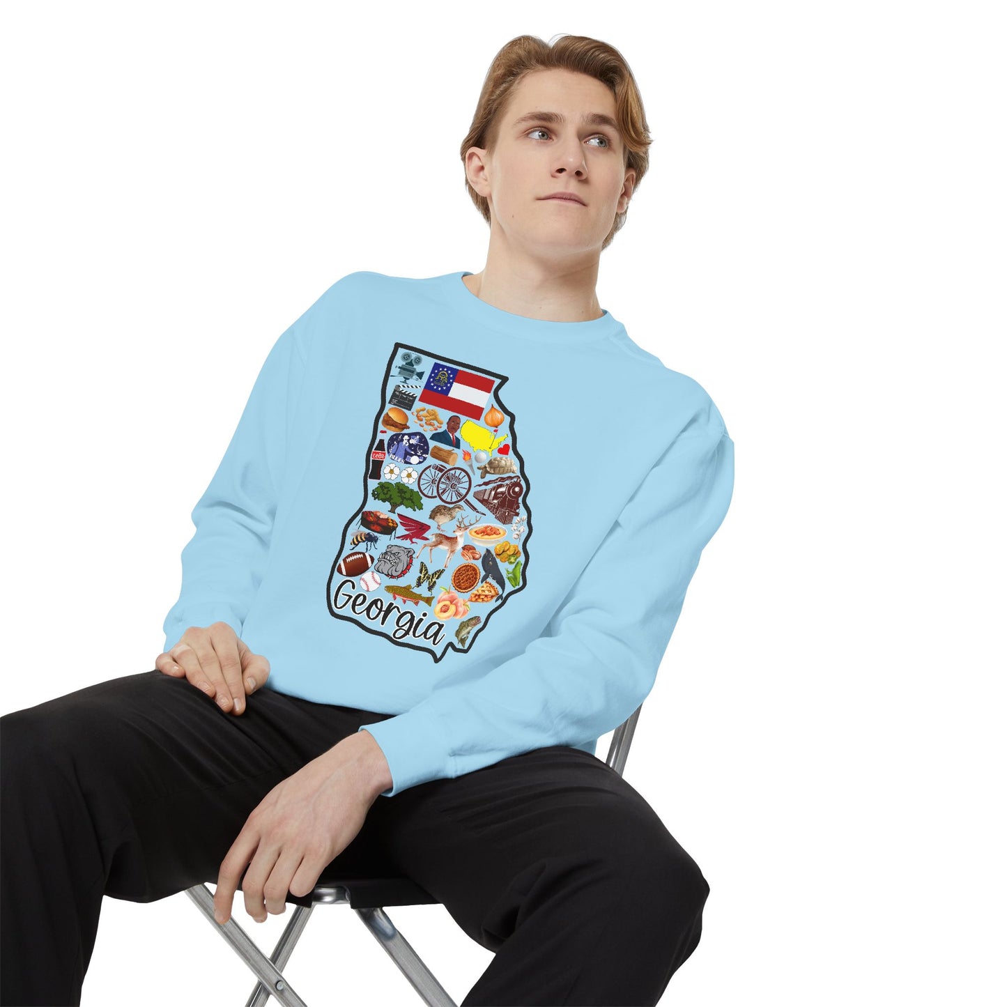 Beautiful State of Georgia - Comfort Colors Sweatshirt