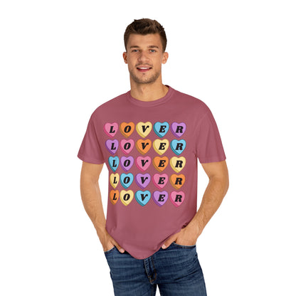 Lover Candy Heart - Comfort Colors Shirt