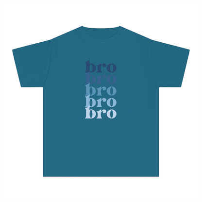 Bro - Blue - (Youth) Comfort Colors Shirt
