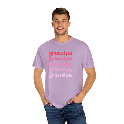 Grandpa (Pink) - Comfort Colors Shirt