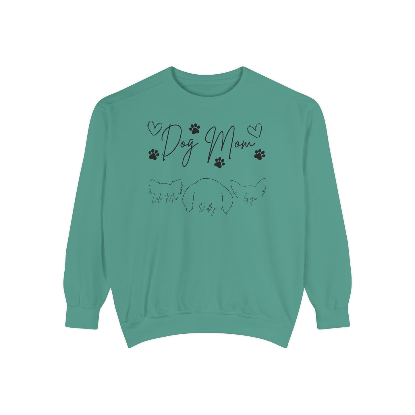 Dog Mom *Customize/Personalize* - Comfort Colors Sweatshirt