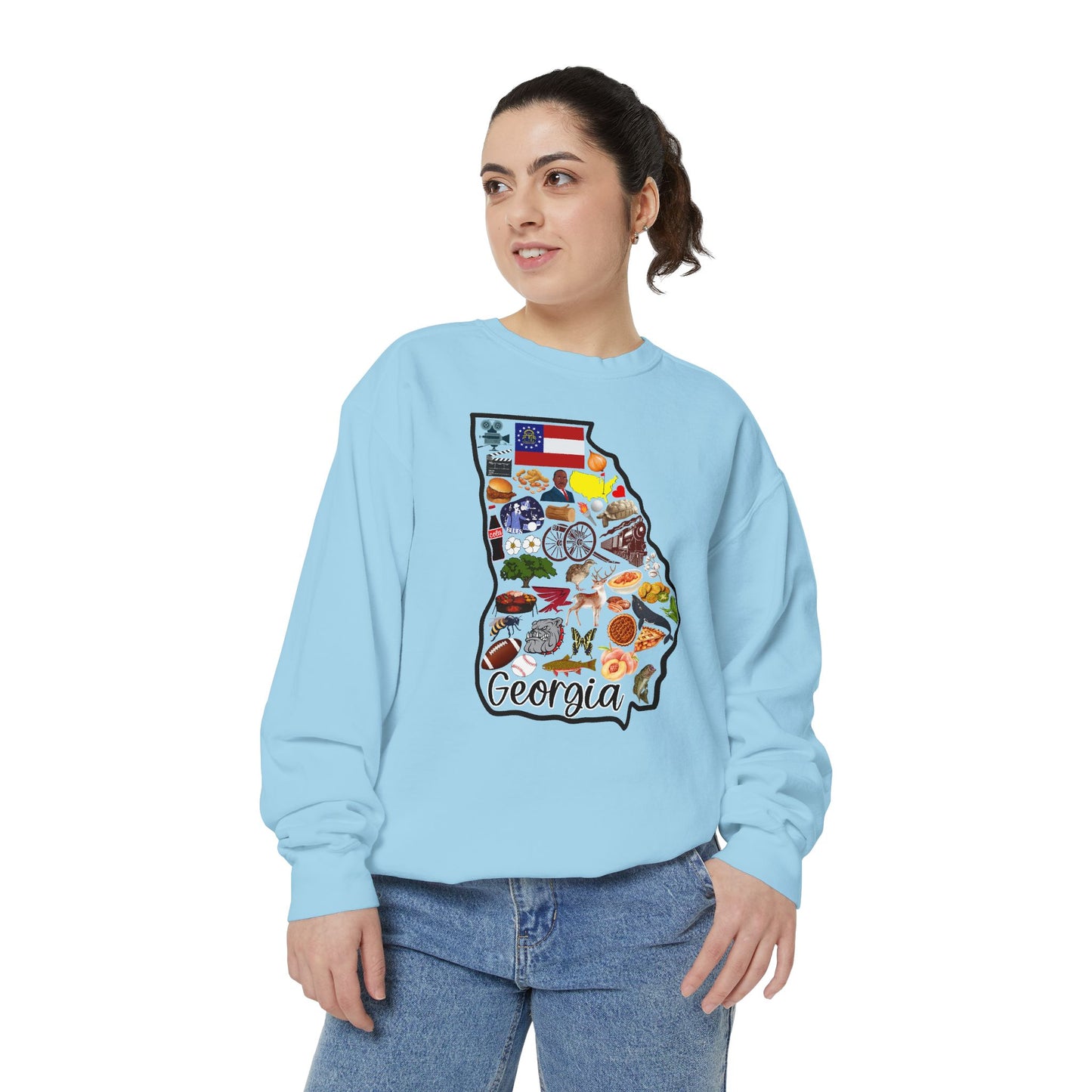 Beautiful State of Georgia - Comfort Colors Sweatshirt