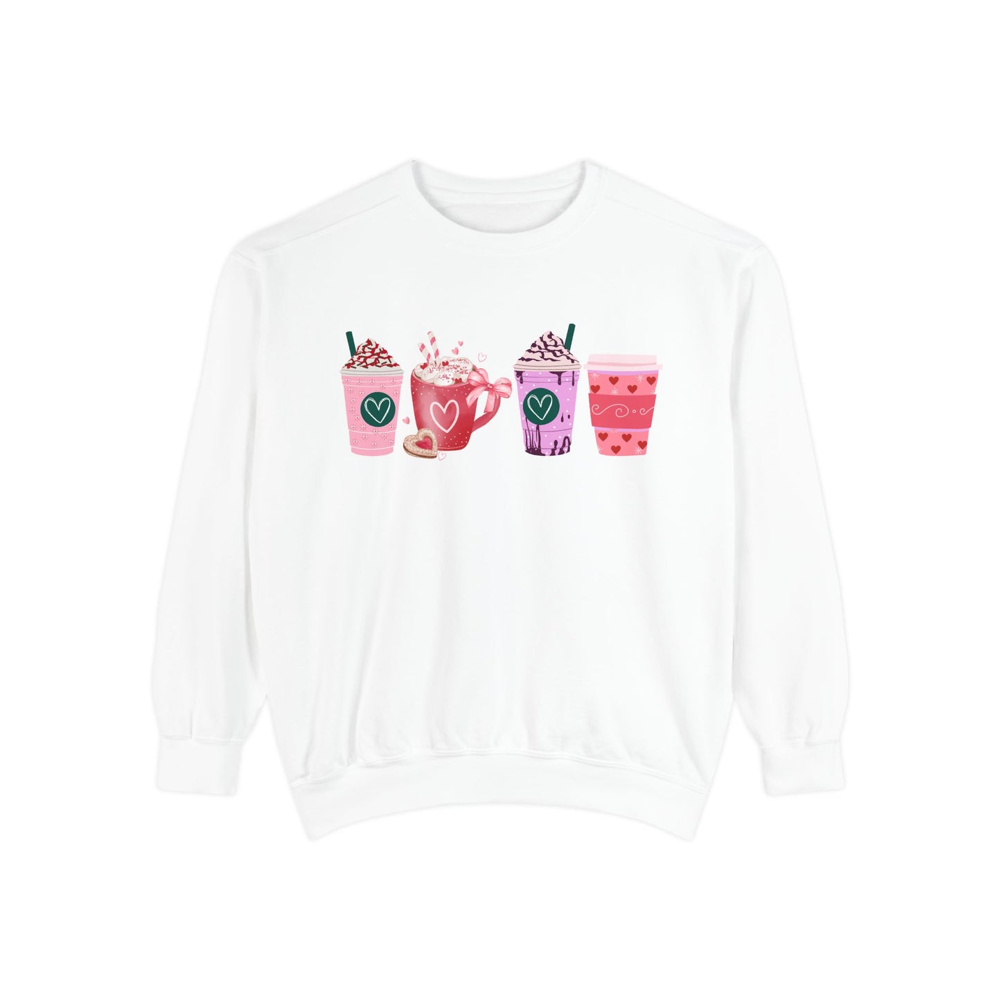 Valentine's Coffee - Comfort Colors Sweatshirt