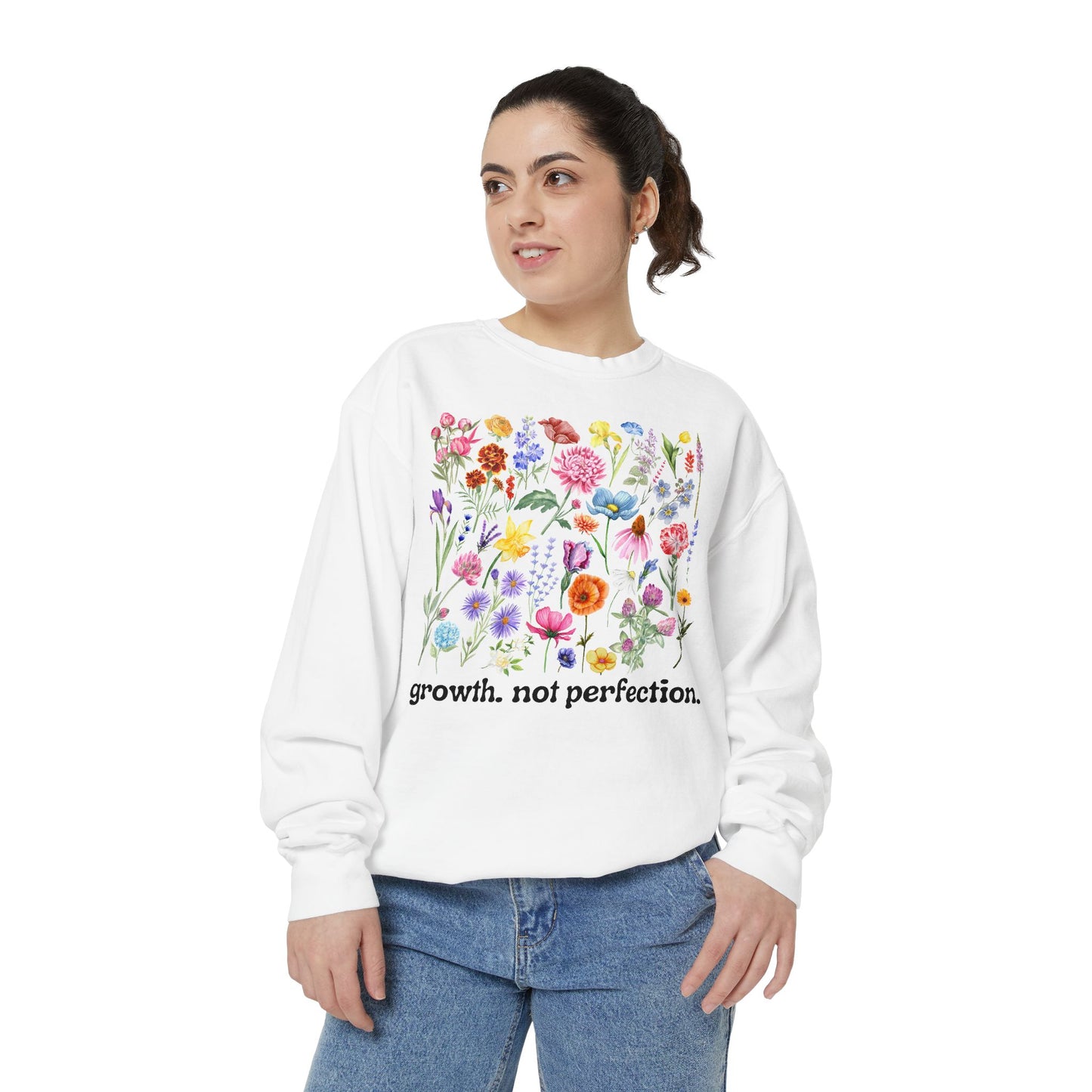 Growth, Not Perfection - Comfort Colors Sweatshirt