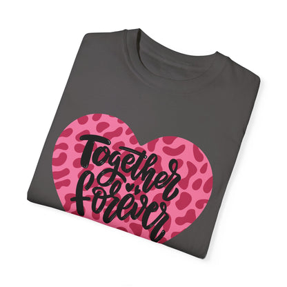 Together Forever Cheetah Heart - Comfort Colors Shirt
