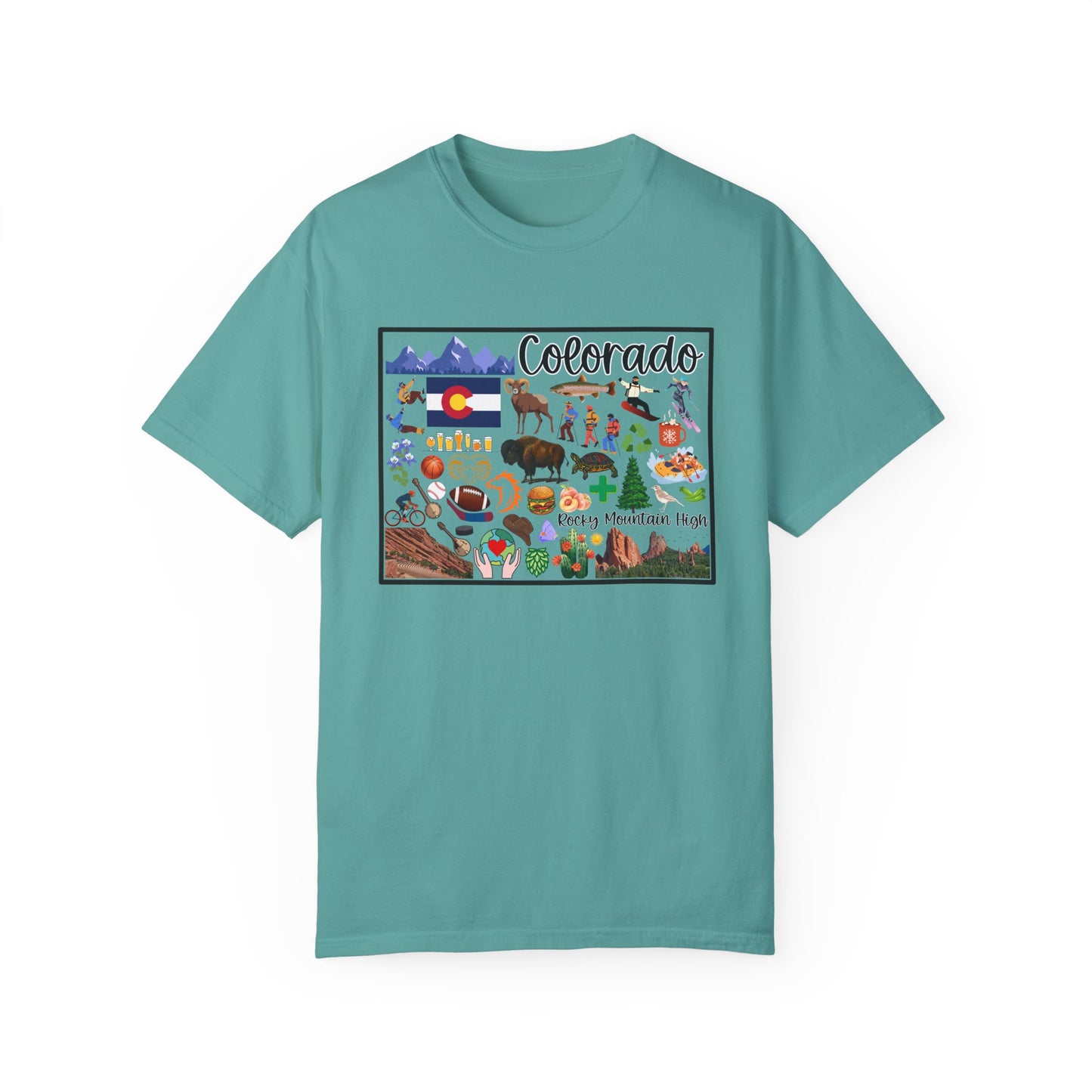 Beautiful State of Colorado - Comfort Colors Shirt