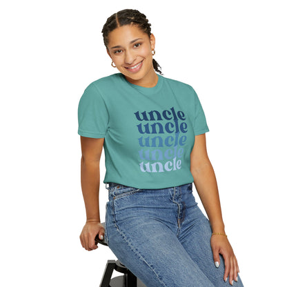 Uncle (Blue) - Comfort Colors Shirt