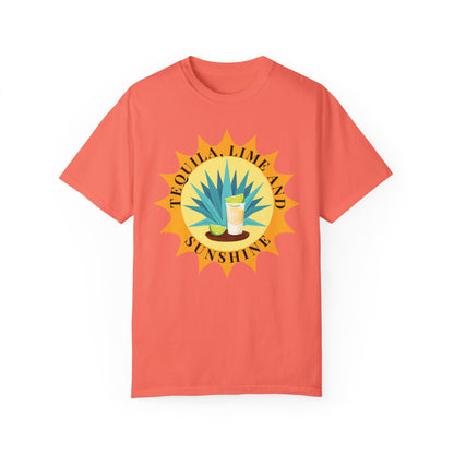 Tequila, Lime And Sunshine - Comfort Colors Shirt