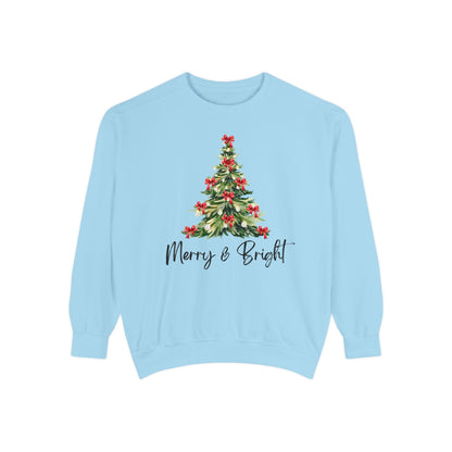 Merry & Bright - Comfort Colors Sweatshirt
