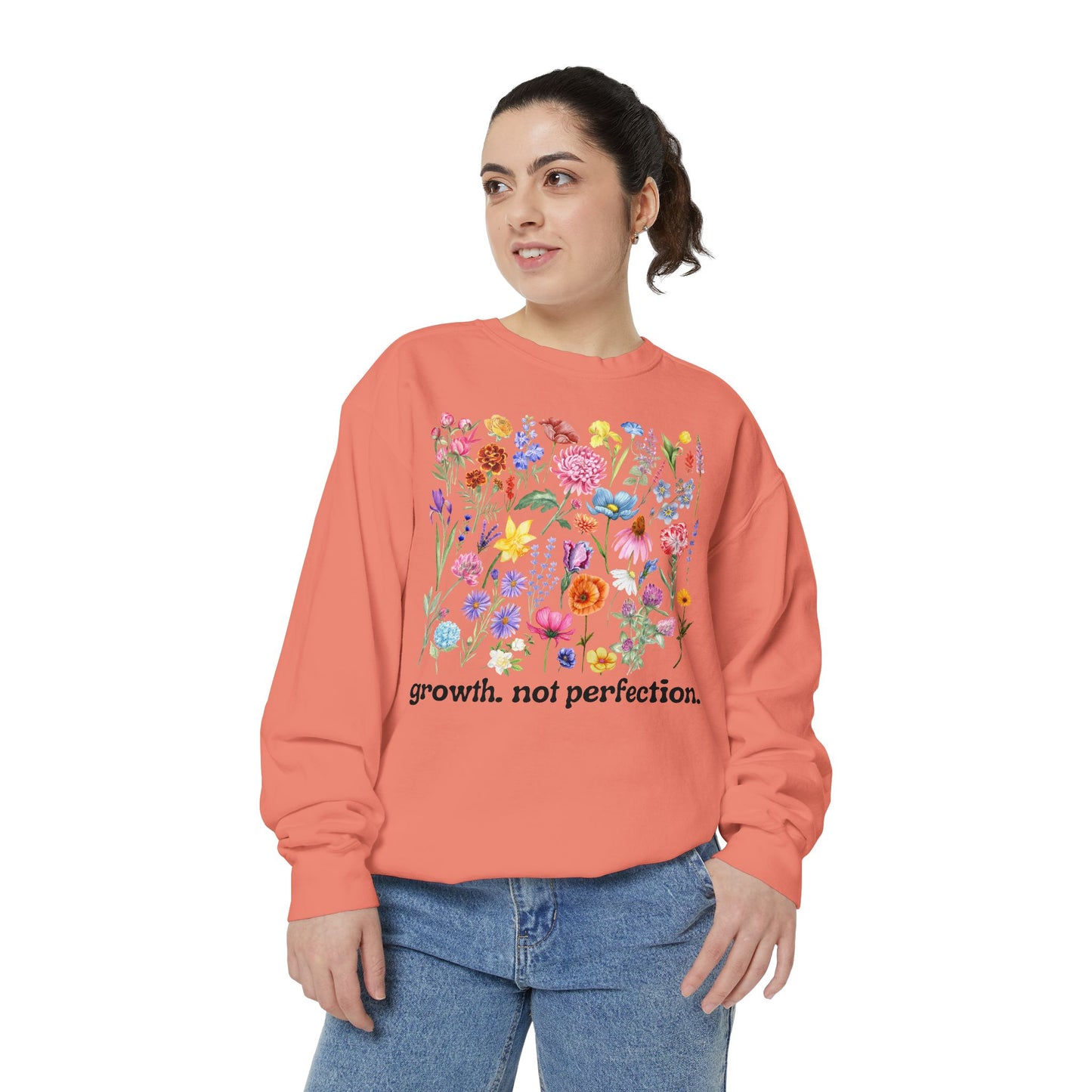 Growth, Not Perfection - Comfort Colors Sweatshirt