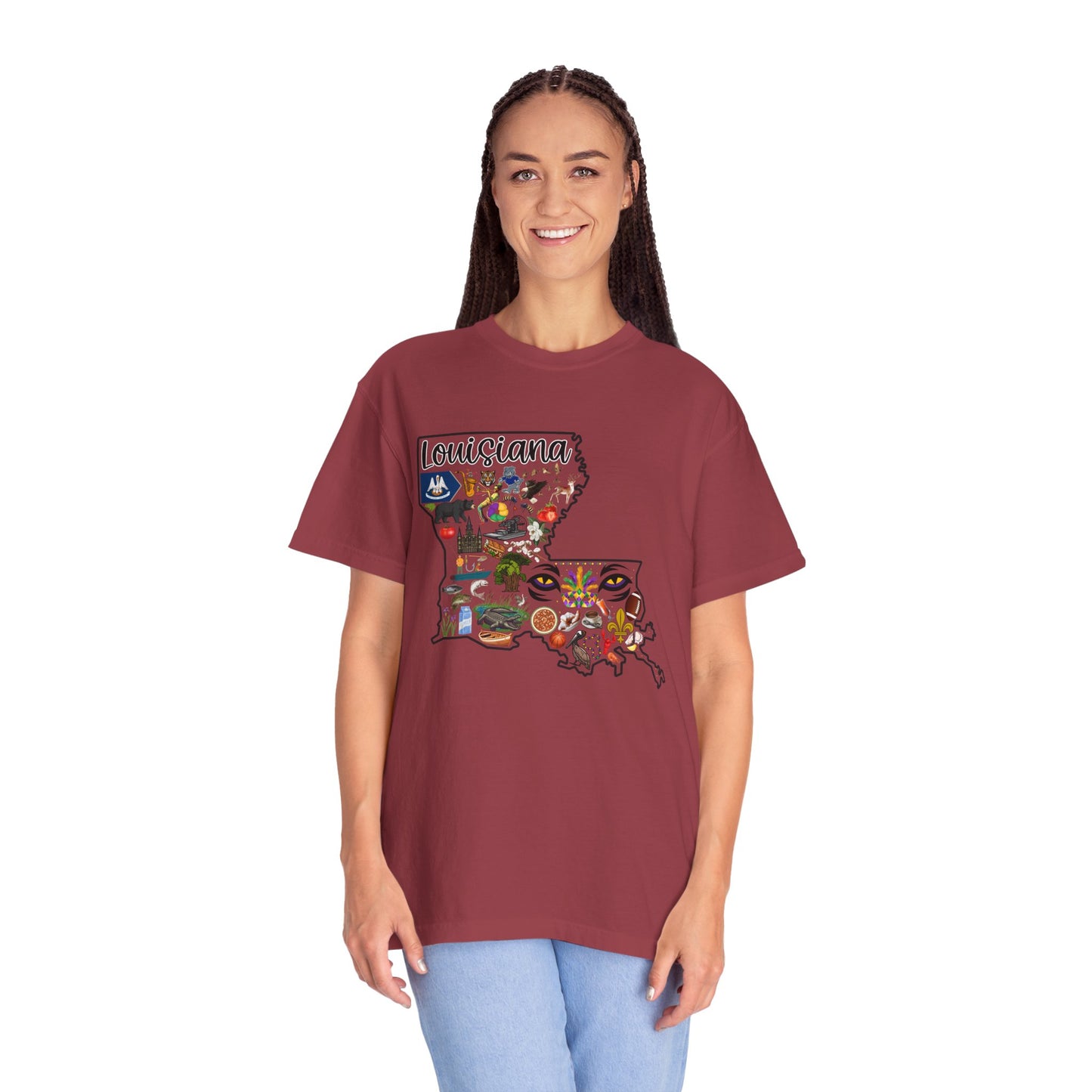 Beautiful State of Louisiana - Comfort Colors Shirt