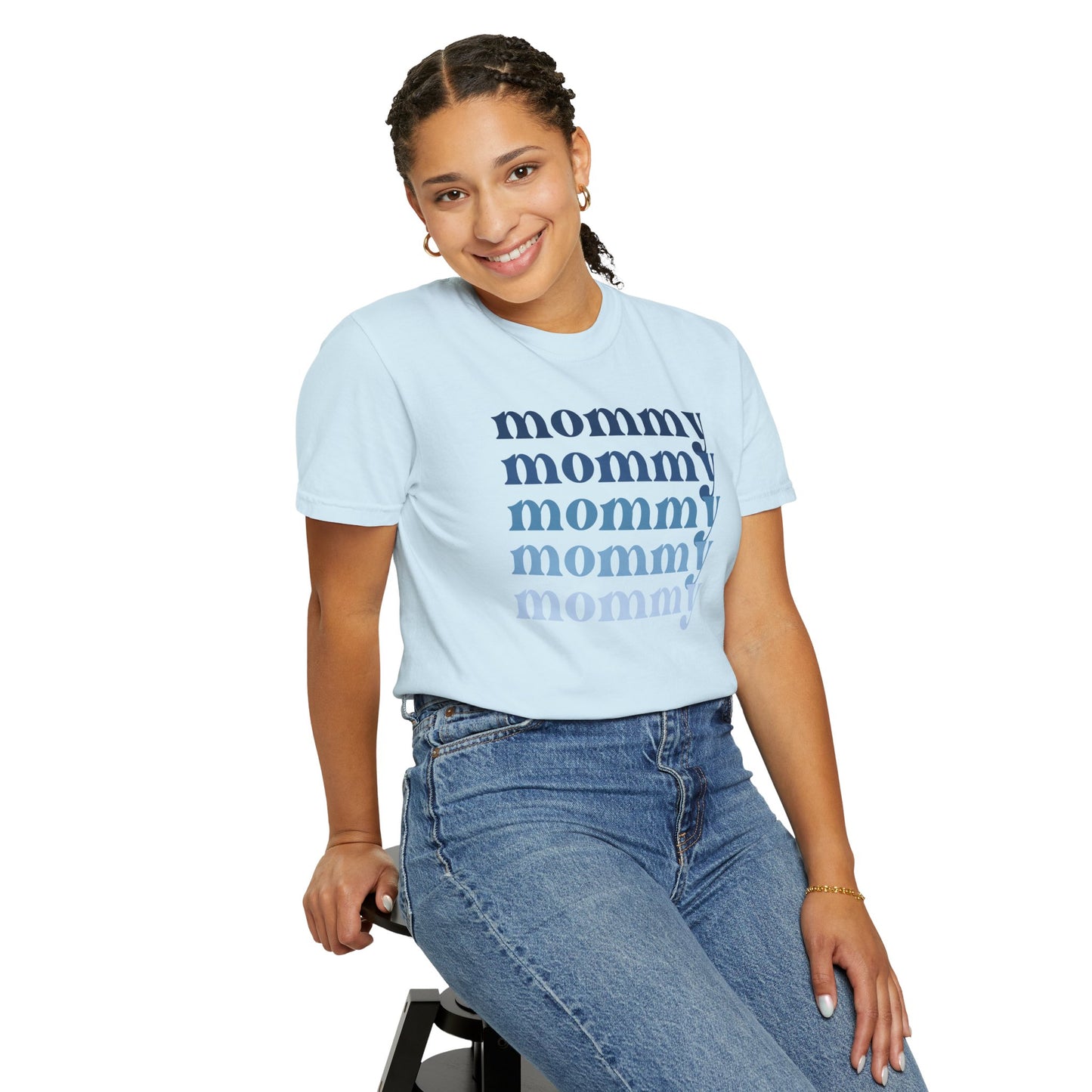 Mommy (Blue) - Comfort Colors Shirt