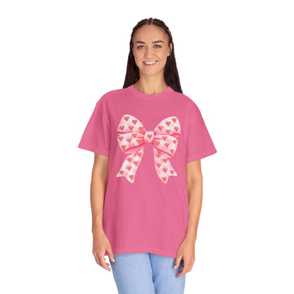 Pink Bows & Hearts - Comfort Colors Shirt