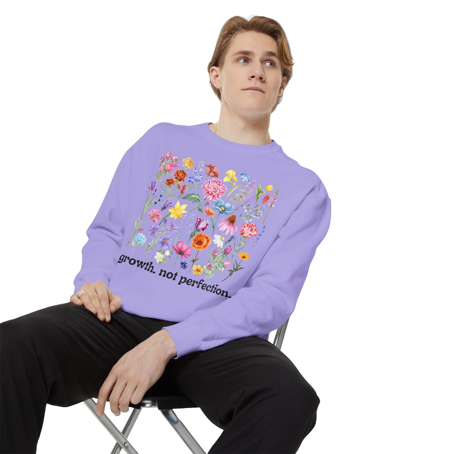 Growth, Not Perfection - Comfort Colors Sweatshirt