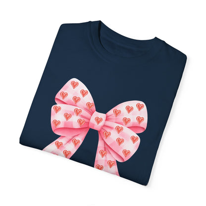 Pink Bows & Hearts - Comfort Colors Shirt