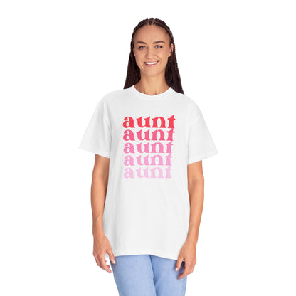 Aunt (Pink) - Comfort Colors Shirt